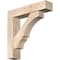 Ekena Millwork Balboa Block Smooth Bracket w/ Offset Brace, Douglas Fir, 7 1/2"W x 34"D x 34"H BKT0806X34X34BOA05SDF - alternate 1